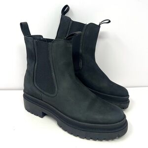 Thursday Boot Women’s Legend Platform Chelsea Sz 8.5 Black Matte Leather $168